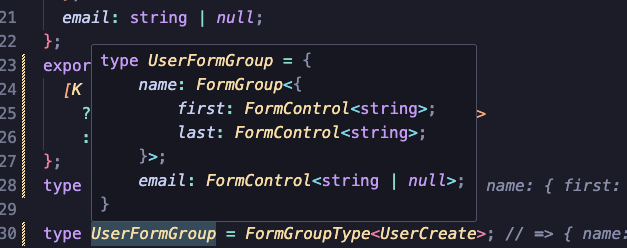 TypeScript hover over type with Prettify